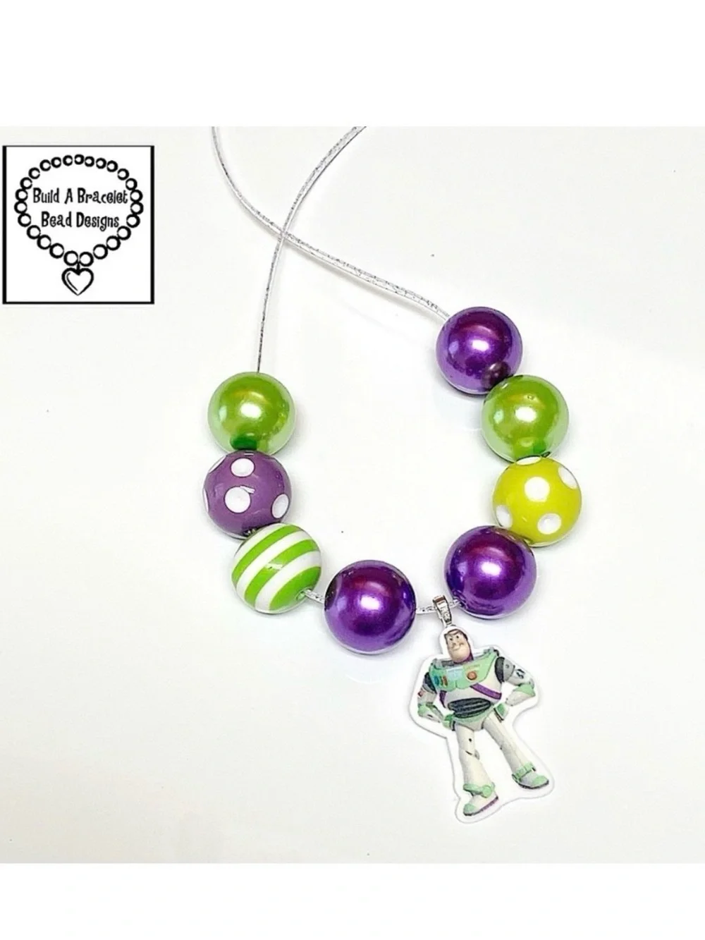 Handmade Toy Story Buzz Lightyear-Inspired Adjustable Disney Character Necklace